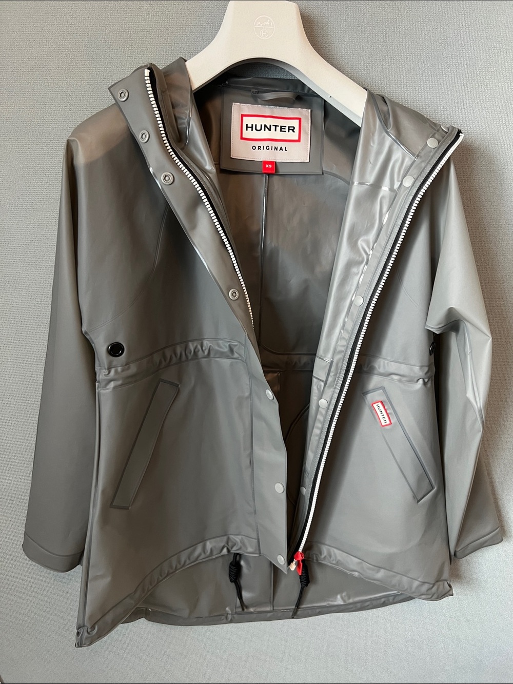 Hunter Original Women's Gray Waterproof Raincoat